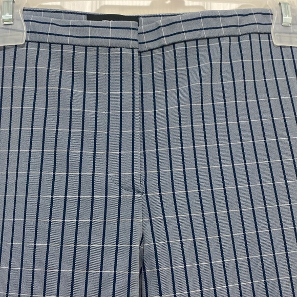 BNWT Theory Classic Skinny Pant Blue Midnight Multi Screen Viscose - Picture 3 of 9
